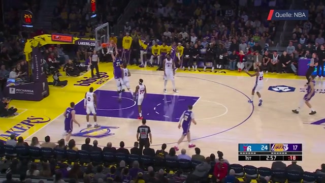 Highlights: Doncic verletzt raus bei Lakers-Sieg