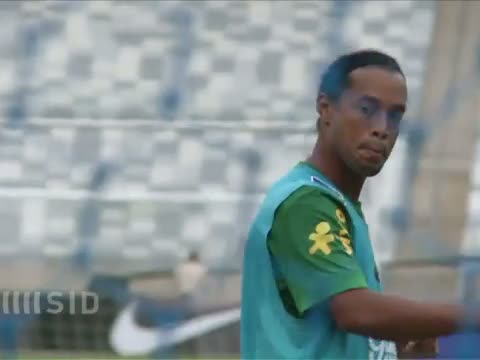 Brasilien mit Ronaldinho als Kapitän gegen Chile
