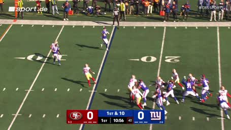 Johnson rumpelt in die Endzone