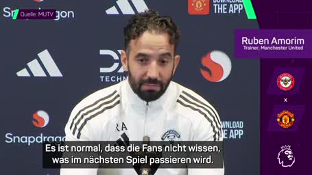 Amorim: "Damit müssen wir seit vielen Monaten leben"