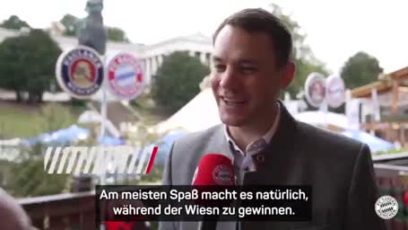 Oktoberfest-Stimmung beim FC Bayern