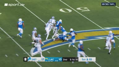 Montgomery legt 75-Yard-Touchdown-Run hin