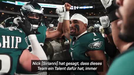 Hurts lobt Defense nach Sieg über Detroit Hurts lobt Defense nach Sieg über Detroit