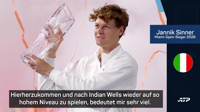 Sinner ordnet "Sunshine Double" ein