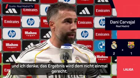 Carvajal: "Wunderbar, Barça zu schlagen"