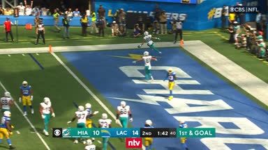 Der nächste Dolphins-TD - Chargers-Defense kalt erwischt