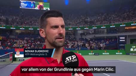 Djokovic lobt "aggressiven" Cilic