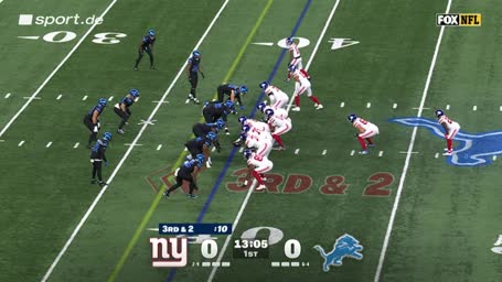 NFL Highlights: Giants @ Lions