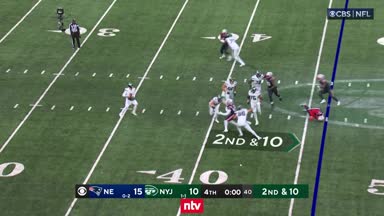Wie knapp! Hail Mary der Jets dreht beinahe das Spiel