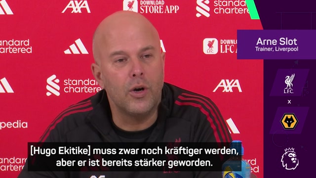 Slot zu Ekitike: "Er muss kräftiger werden"