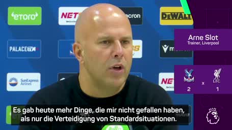 Slot: Palace hat Sieg "absolut verdient"
