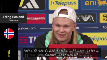 Der Beste der Welt? Haaland bezieht Stellung