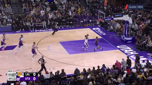 Highlights: Lakers mit knappen Spektakel-Sieg  