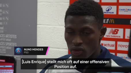 "Heute hat's geklapp" – Mendes trifft gegen Lille
