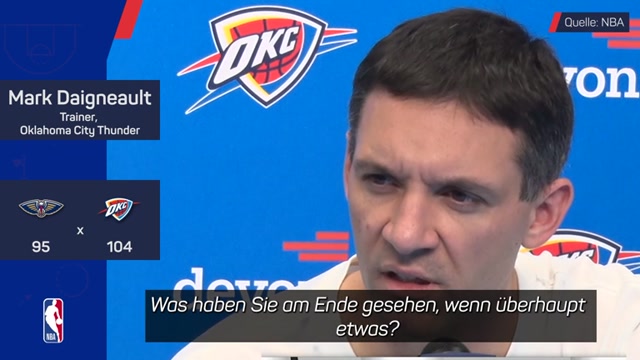 Daigneault: "Schriri hat die Kontrolle verloren" Daigneault: "Schriri hat die Kontrolle verloren"