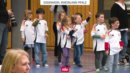 EM-Feeling in der Schulturnhalle