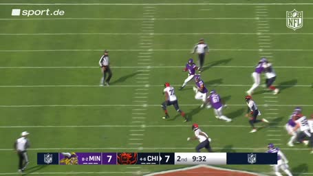 Schon wieder! Bears-Field-Goal wird geblockt!