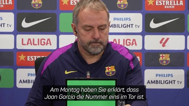 Flick über Ter Stegen: "García ist Nummer eins" Flick über Ter Stegen: "García ist Nummer eins"
