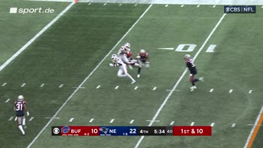 Touchdown! Diggs überrascht die Patriots-Defense