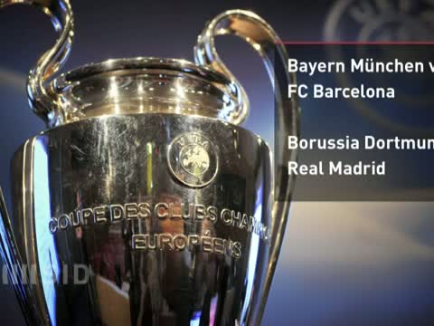CL: Bayern gegen Barcelona, Dortmund gegen Real