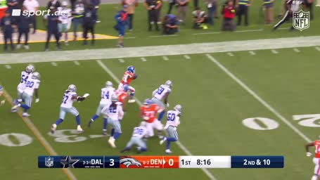 Broncos-Rookie lässt Cowboys alt aussehen