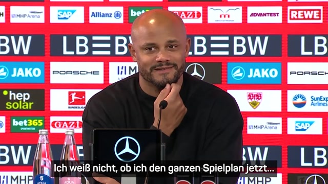 Kompany: "Stuttgart presst immer hoch gegen uns"