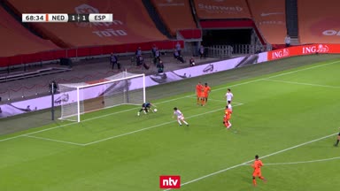 Die Highlights aus Niederlande vs. Spanien