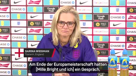 Wiegman zu Brights Rücktrit: "Kann sie verstehen"