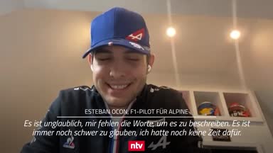 Ocon über Premierensieg: "Mir fehlen die Worte"