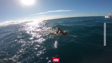 Extremsportler will nach Helgoland schwimmen