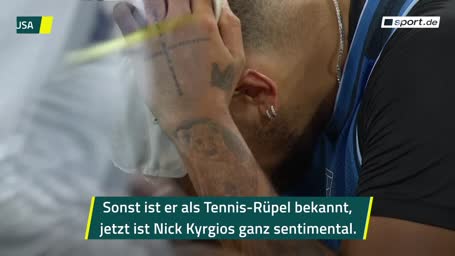Tennis-Rüpel Kyrgios emotional wie nie