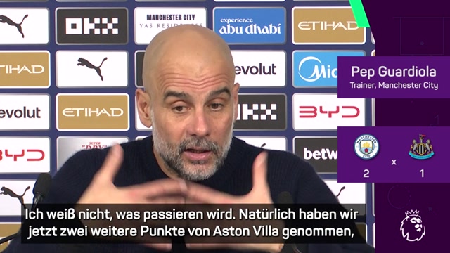 Guardiola zufrieden: "Unglaublich gutes Zeichen" Guardiola zufrieden: "Unglaublich gutes Zeichen"