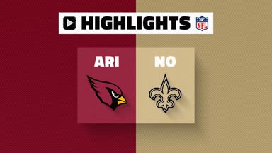 NFL Highlights: Cardinals @ Saints