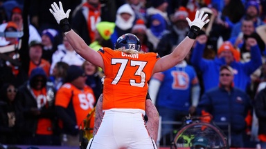 Broncos feiern Big Man Touchdown