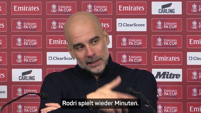 Guardiola: "Jedes Spiel ist jetzt ein Finale" Guardiola: "Jedes Spiel ist jetzt ein Finale"