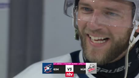 Alle Highlights zu Adler Mannheim vs. Nürnberg Ice Tigers