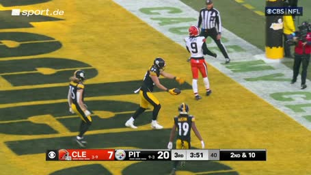 Starker Wilson-Pass! Steelers legen nach