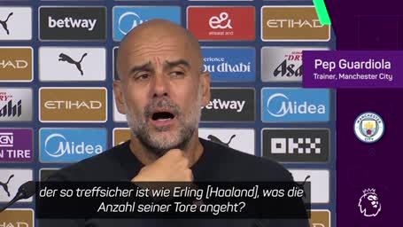 Guardiola: Haaland wie Messi und Ronaldo