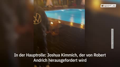 Badespaß im DFB-Camp: "Du bist doch nicht ganz dicht!"