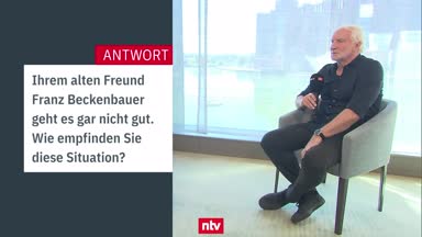 Völler über Beckenbauer: "Geht ihm nicht ganz so gut"