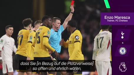 Schon 5 Rote Karten! Maresca: "Müssen daraus lernen" Schon 5 Rote Karten! Maresca: "Müssen daraus lernen"