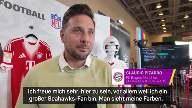 Pizarro drückt Seahawks die Daumen