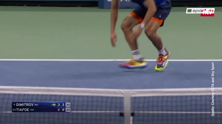 Balljunge jagt Motte bei den US Open