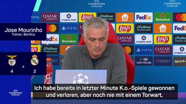 Mourinho: "Dachte, wir würden aufrecht sterben"