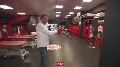 Exklusive Einblicke in die Eintracht-Kabine