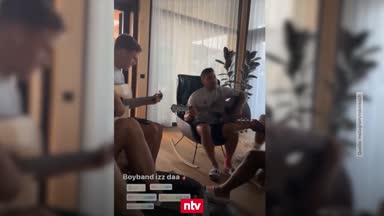 DFB-Stars singen sich fürs Ungarn-Spiel warm