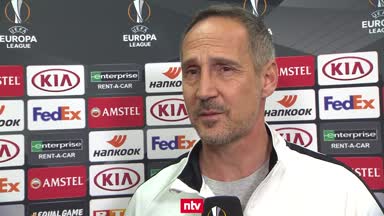 SGE-Coach Hütter rechnet mit hitziger Atmosphäre in Salzburg