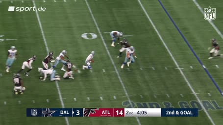 Cowboys-RB fängt Tip-Drill-Touchdown