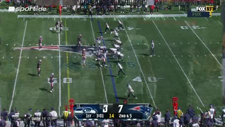 56-Yard-Bombe! Metcalf auf und davon