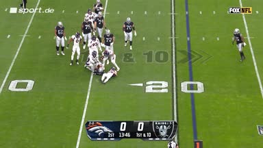 Highlights: Raiders siegen in Denver